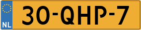 Truck License Plate