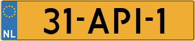 Truck License Plate