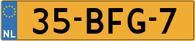 Truck License Plate
