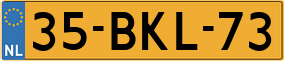 Truck License Plate