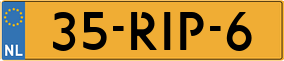 Truck License Plate