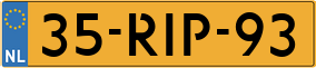 Truck License Plate