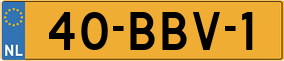 Truck License Plate