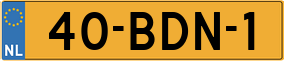 Truck License Plate