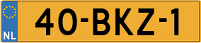Truck License Plate