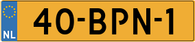Truck License Plate