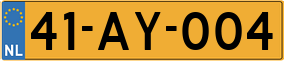 Truck License Plate