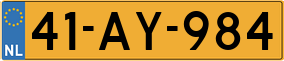 Truck License Plate