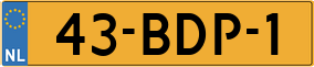 Truck License Plate