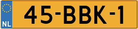 Truck License Plate