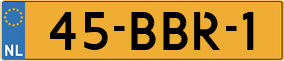 Truck License Plate