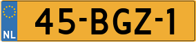 Truck License Plate