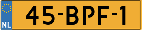 Truck License Plate