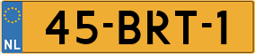 Truck License Plate