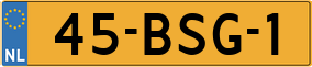 Truck License Plate