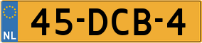 Truck License Plate