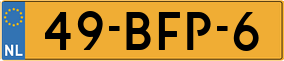 Truck License Plate