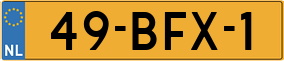 Truck License Plate