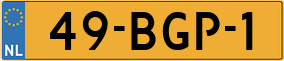 Truck License Plate