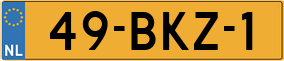 Truck License Plate
