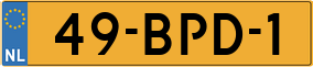 Truck License Plate