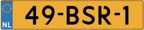 Truck License Plate