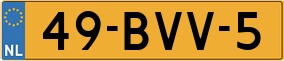 Truck License Plate