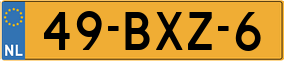 Truck License Plate