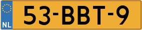 Truck License Plate