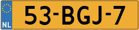 Truck License Plate