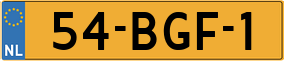 Truck License Plate