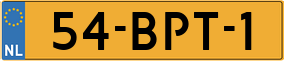 Truck License Plate