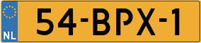 Truck License Plate