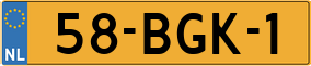 Truck License Plate