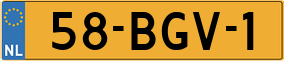 Truck License Plate