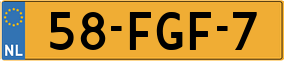 Truck License Plate