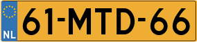 Truck License Plate