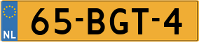 Truck License Plate