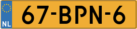Truck License Plate