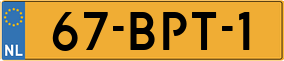 Truck License Plate