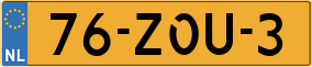 Truck License Plate