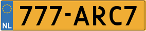 Truck License Plate