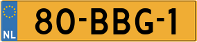 Truck License Plate