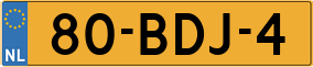 Truck License Plate
