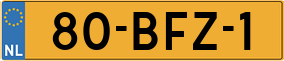 Truck License Plate