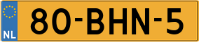 Truck License Plate