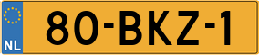 Truck License Plate