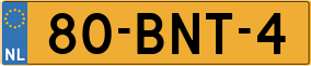 Truck License Plate