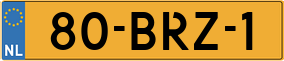 Truck License Plate