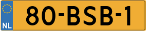 Truck License Plate